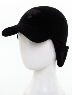 Кепка - ушанка черная