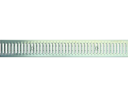 Водоотводная решётка стальная щелевая DN100 оцинкованная, нержавеющая