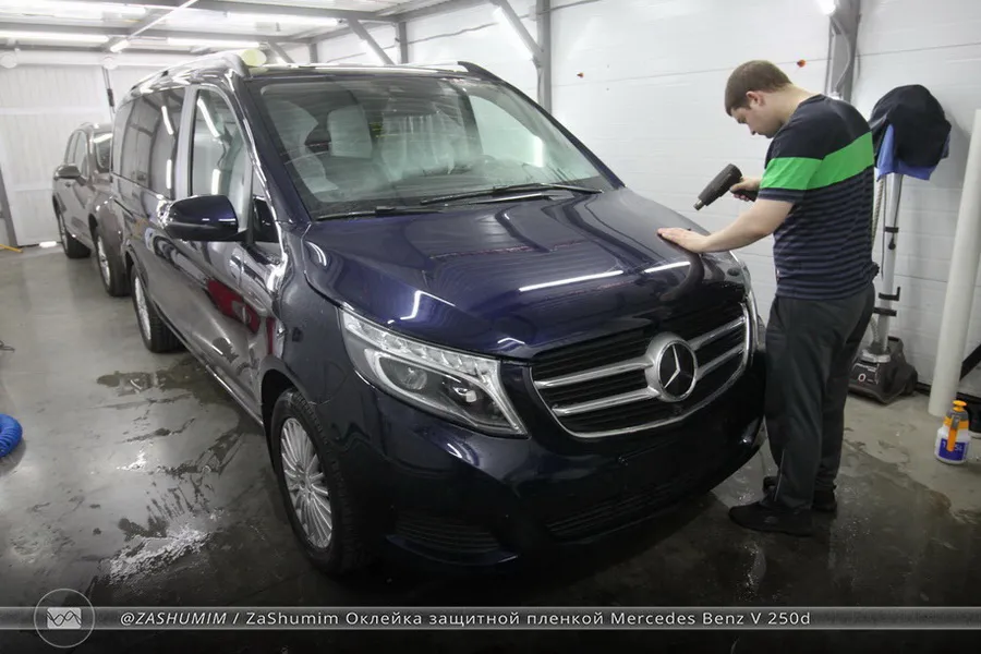 Оклейка защитной пленкой Mercedes Benz V-Class