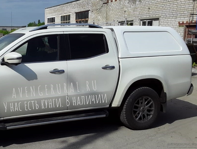 Кунг N-commerce для Mercedes X-class в белом цвете без остекления, заводская покраска!