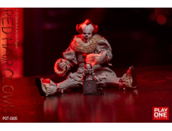 ПРЕДЗАКАЗ - Пеннивайз (Билл Скарсгард, "Оно")  - Коллекционная фигурка 1/12 SCALE Red Hair Clown (POT-0005) - Play One twelve ?ЦЕНА: 12400 РУБ.?