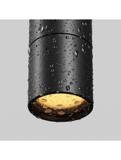 Уличный трековый подвесной светильник Focus Led Elasity IP 3000К 8Вт 38° черный, O-TR01-1-P-8WB3K, Maytoni