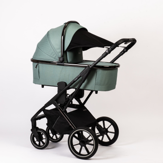 Коляска 2в1 Peppy Tecla 2024 Mint Chrome Edition, Мятный