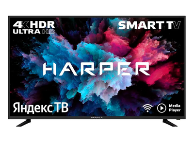Телевизор Harper 55U660TS, 55", 4K, Smart TV  Черный