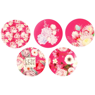 Наклейки бумажные Beautiful, 2 × 2 см, рулон 250 шт.