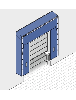 Тентовый герметизатор ворот DSL Hormann 3500х3500