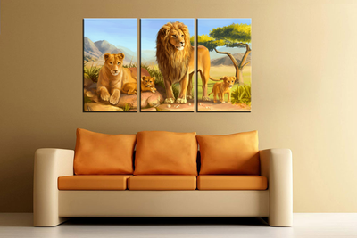 Модульная картина "Наш защитник"