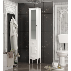 Пенал Opadiris Брунелла 38 белый матовый, левый