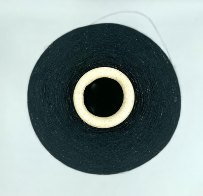 TORCITURA di DOMASO BACH LUREX  люрекс 1/ 34000 65% ВИСКОЗА 35% PL  (вес 50 грамм, длина 1700 метров) цв. 16/CC чёрный