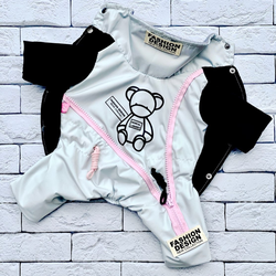 Limargy Дождевик для девочек с плюшевым подкладом "Bear"