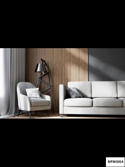 ПАНЕЛЬ СТЕНОВАЯ РЕЕЧНАЯ  МДФ Дуб Крафт Табачный  2800X119X16