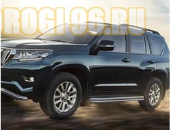 Защита порогов на Toyota Land Cruiser Prado 150 (2017-...)