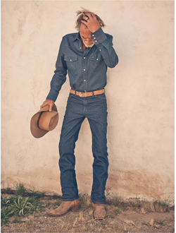 Джинсы 936 Wrangler® Cowboy Cut® узкий крой (стираные)