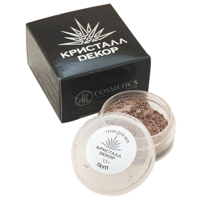 Тени для век "Тауп", Кристалл Декор, 1,5 гр