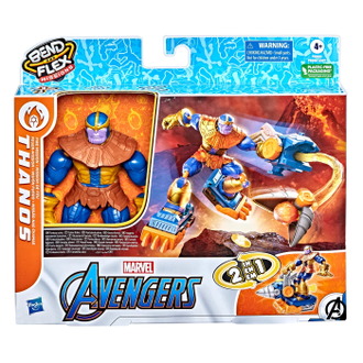 Набор игровой Marvel Бенди Танос и транспорт F58695X0