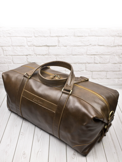 Кожаная дорожная сумка Avellino Premium brown (арт. 
4039-63)