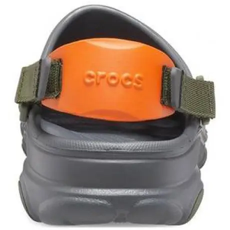 CROCS CLASSIC ALL TERRAIN CLOG СЕРЫЕ С ОРАНЖЕВЫМ