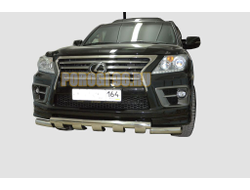 Защита переднего бампера (G) d76 для Lexus LX 570 SP (2014-2017)