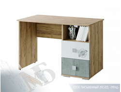 СТОЛ ПС-02 ТРЕНД (крафт/белый,метрополитан грей),1086*798*590