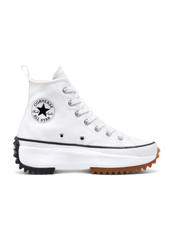 Кеды Converse Run Star Hike High Top белые высокие на платформе 166799c фото
