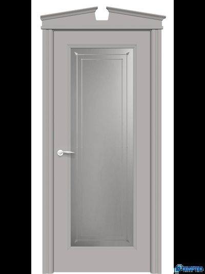 Дверь остеклённая с покрытием ПВХ Европа 1.1 ПО купить в Челябинске | КВИРТЕК