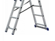 Лестница алюминиевая трёхсекционная 9 ступеней, SMARTY/SN011-309