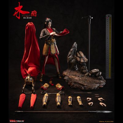 Китайская воительница Мулан (в черном) - КОЛЛЕКЦИОННАЯ ФИГУРКА 1/6 MULAN - Black (PL2023-204A) - TBLeague