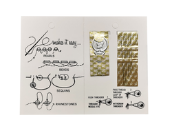 Иглы для бисероплетения Miyuki Extra Fine 6шт + нитковдеватель