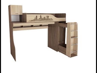 Кровать-чердак "Орион" Подростковая спальня