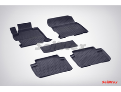 Резиновые коврики с высоким бортом для Honda Accord IX 2012-2018