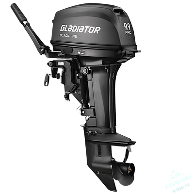 Лодочный мотор Gladiator G9.9Pro FHS (20л.с.) BlackLine