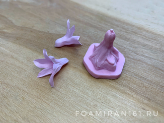 Молд + силиконовый вайнер «Цветок гиацинта #1» (ELF_decor)
