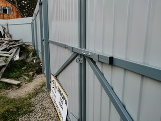 Забор из профлиста 0,5 мм Высота 1,8 м