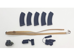 АК-105 с обвесом и ремнем 1/6 (M-082) - Super MC Toys