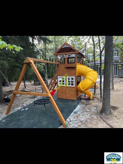 Детская площадка IgraGrad Клубный домик 2 с трубой