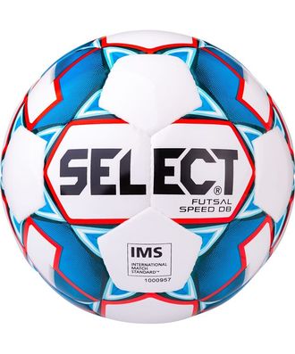 Мяч футзальный Futsal Speed DB IMS 850118, №4, белый/синий/красный