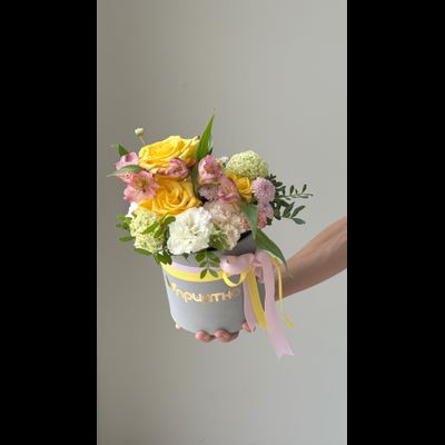 Цветочная композиция учителю / воспитателю № 816