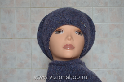 Новинка берет осень - зима 2017 - 2018 женский вязаный из коллекции беретов для женщин 2018
