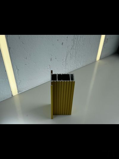 Алюминиевый короб для скрытых дверей Pro Design PANEL Анодированный золото