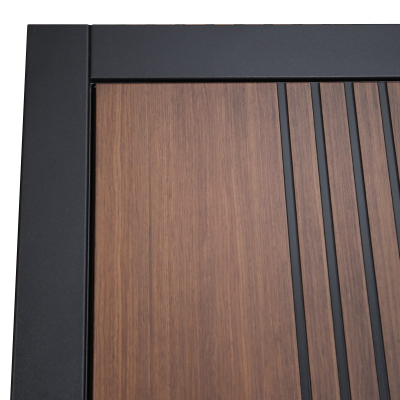 Стальная дверь   Фаворит с матовым зеркалом. Заказная модель.