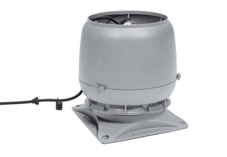 Вентилятор Vilpe ECo250S/200, 0-1250 м3/час, с основанием 400х400мм светло-серый