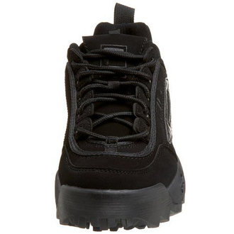 All black fila sneakers shop