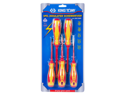 Набор отверток, диэлектрические, 5 предметов  KING TONY 30615MR