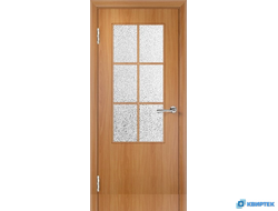Дверь межкомнатная остеклённая ПВХ ДО-103 с багетом купить в Челябинске | КВИРТЕК