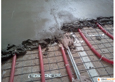 Ремонт греющего кабеля теплого пола на даче Москва и МО ИВАНМАСТЕР