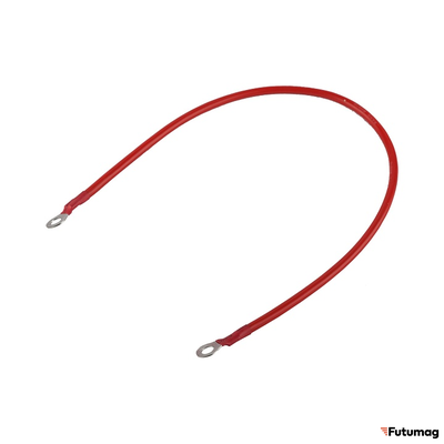 Перемычка 8AWG 500мм M8 красная