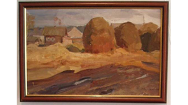 БОРТНОВ П.С. СТОГА. К.М. 33Х48 1958Г (249)