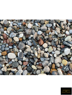 натуральная цветная галька