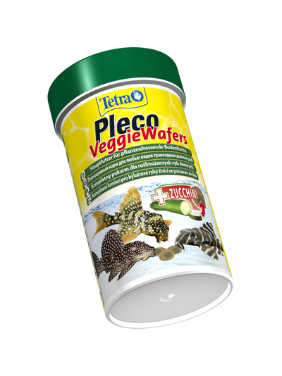 Tetra Pleco Veggie Waffers корм с цукини для донных рыб 250 мл