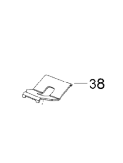 Крышка стоппера лыжи оригинал BRP 505072799 для BRP LYNX/Ski-Doo